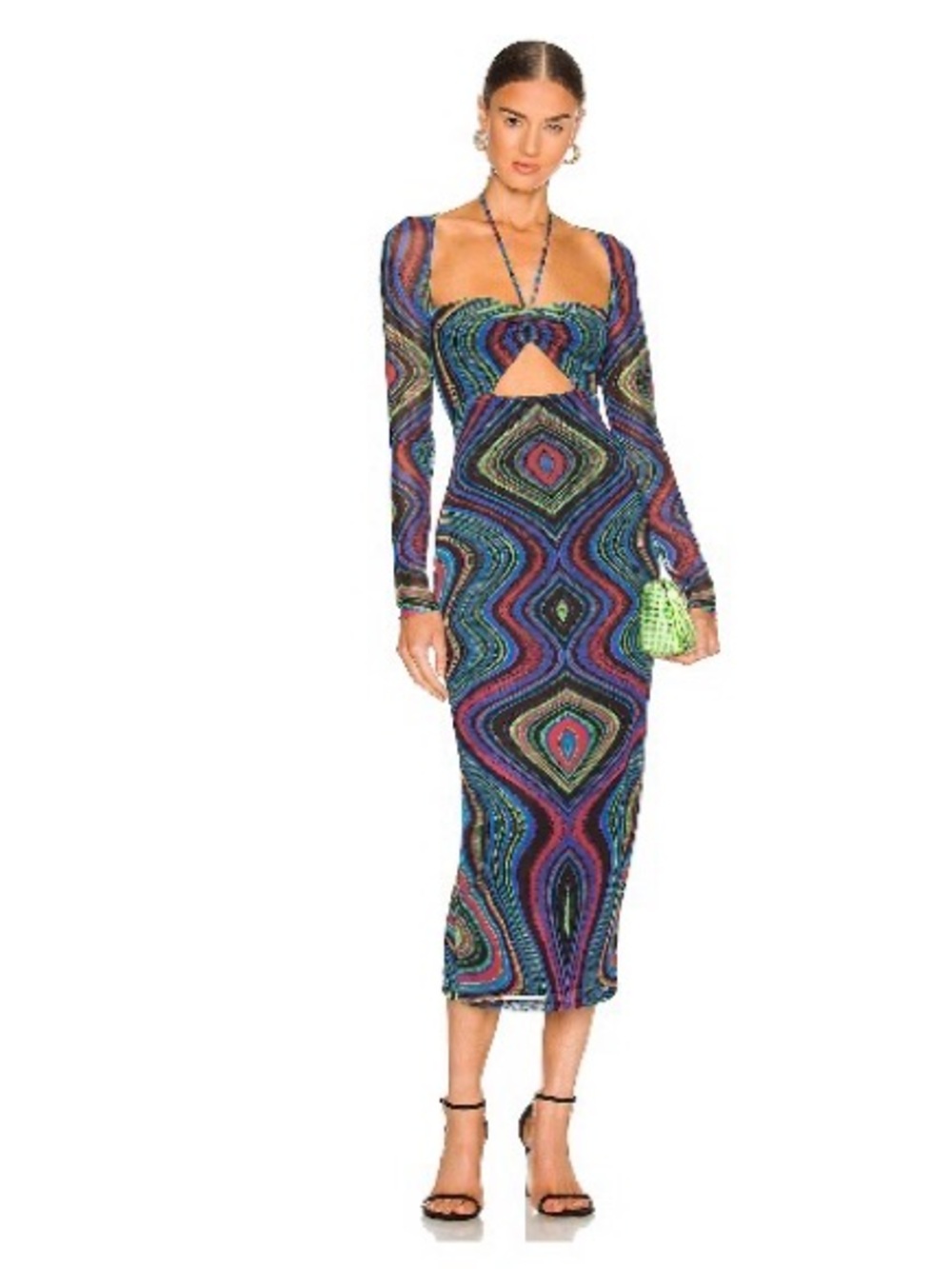 AFRM Zoya Dress in Electric Swirl